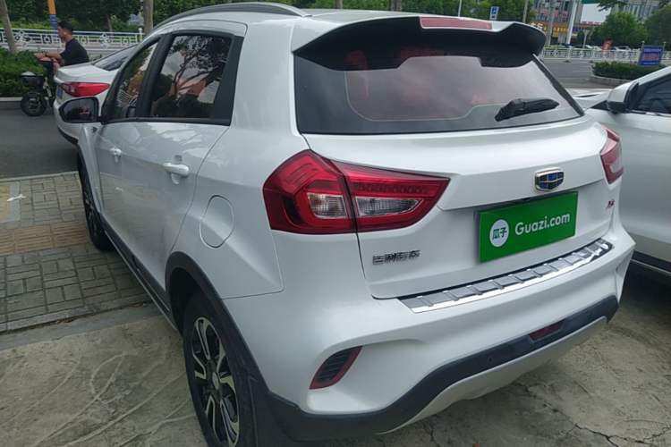 Used Geely Auto Vision X3 2017 1.5L Manual Luxury Model Rear Left 45 Deg