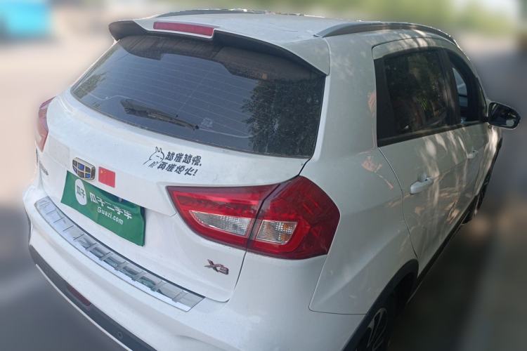 Used Geely Auto Vision X3 2017 1.5L Automatic Luxury Model Rear Right 45 Deg