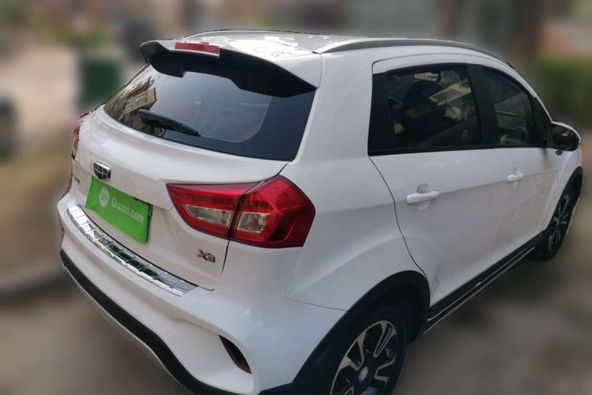 Used Geely Auto Vision X3 2017 1.5L Automatic Luxury Model Rear Right 45 Deg