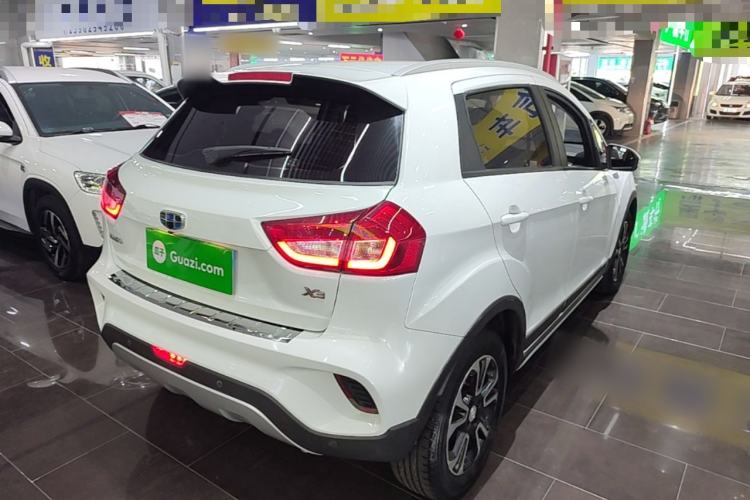 Used Geely Auto Vision X3 2017 1.5L Automatic Luxury Model Rear Right 45 Deg