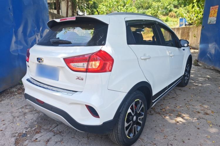 Used Geely Auto Vision X3 2017 1.5L Automatic Luxury Model Rear Right 45 Deg