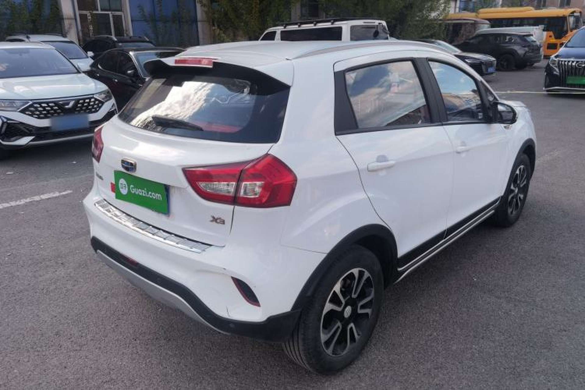 Used Geely Auto Vision X3 2017 1.5L Manual Elite Model Rear Right 45 Deg