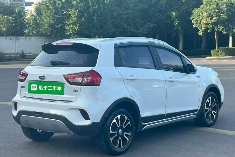 Used Geely Auto Vision X3 2017 1.5L Automatic Luxury Model Rear Right 45 Deg