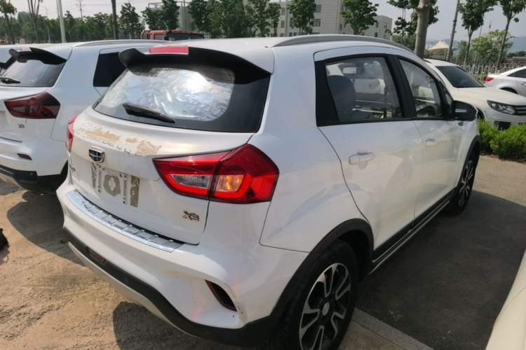 Used Geely Auto Vision X3 2017 1.5L Automatic Luxury Model Rear Right 45 Deg