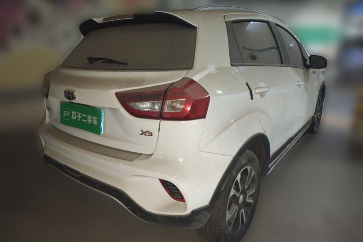 Used Geely Auto Vision X3 2017 1.5L Manual Elite Model Rear Right 45 Deg