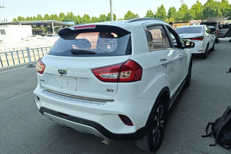 Used Geely Auto Vision X3 2017 1.5L Manual Luxury Model Rear Right 45 Deg