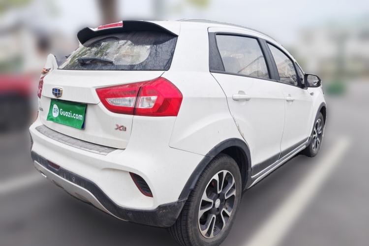 Used Geely Auto Vision X3 2017 1.5L Manual Luxury Model Rear Right 45 Deg