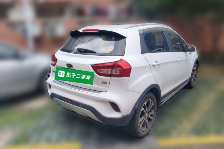 Used Geely Auto Vision X3 2017 1.5L Manual Elite Model Rear Right 45 Deg