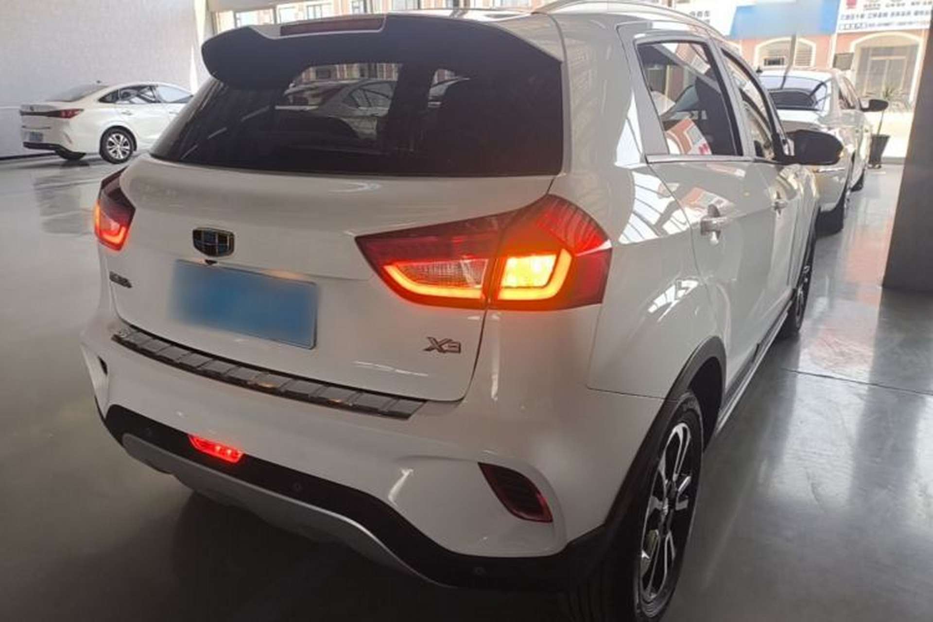 Used Geely Auto Vision X3 2017 1.5L Automatic Luxury Model Rear Right 45 Deg
