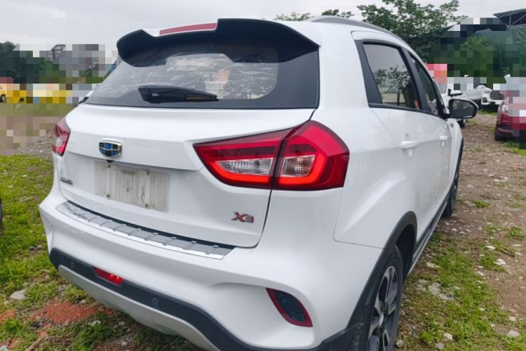 Used Geely Auto Vision X3 2017 1.5L Automatic Luxury Model Rear Right 45 Deg