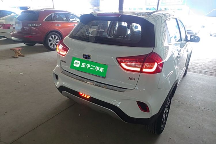 Used Geely Auto Vision X3 2017 1.5L Automatic Luxury Model Rear Right 45 Deg