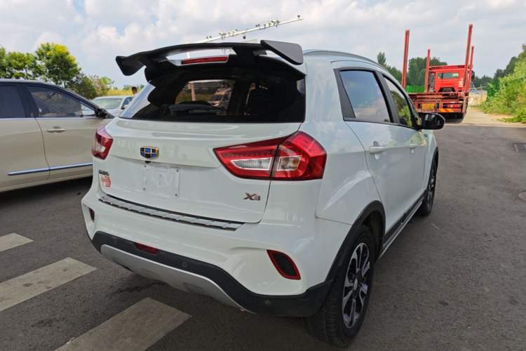 Used Geely Auto Vision X3 2017 1.5L Manual Elite Model Rear Right 45 Deg