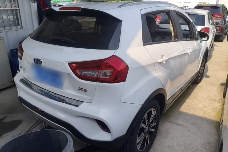 Used Geely Auto Vision X3 2017 1.5L Manual Luxury Model Rear Right 45 Deg