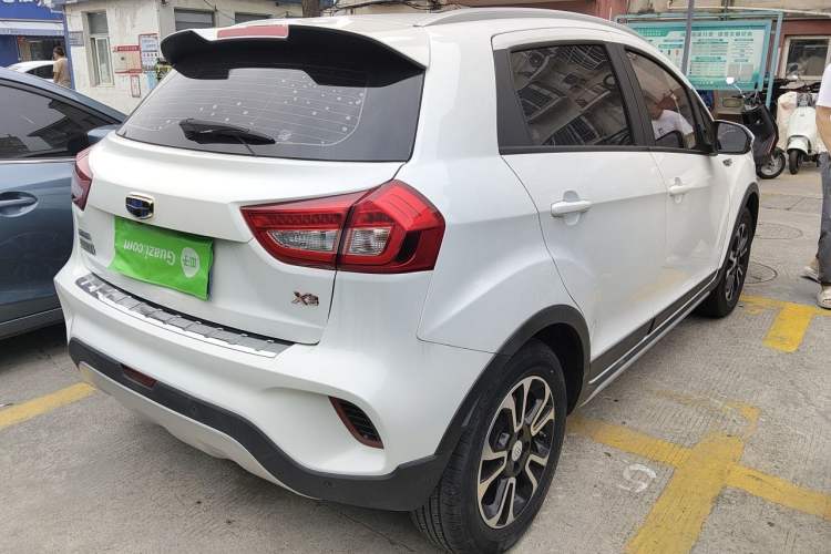 Used Geely Auto Vision X3 2017 1.5L Manual Luxury Model Rear Right 45 Deg