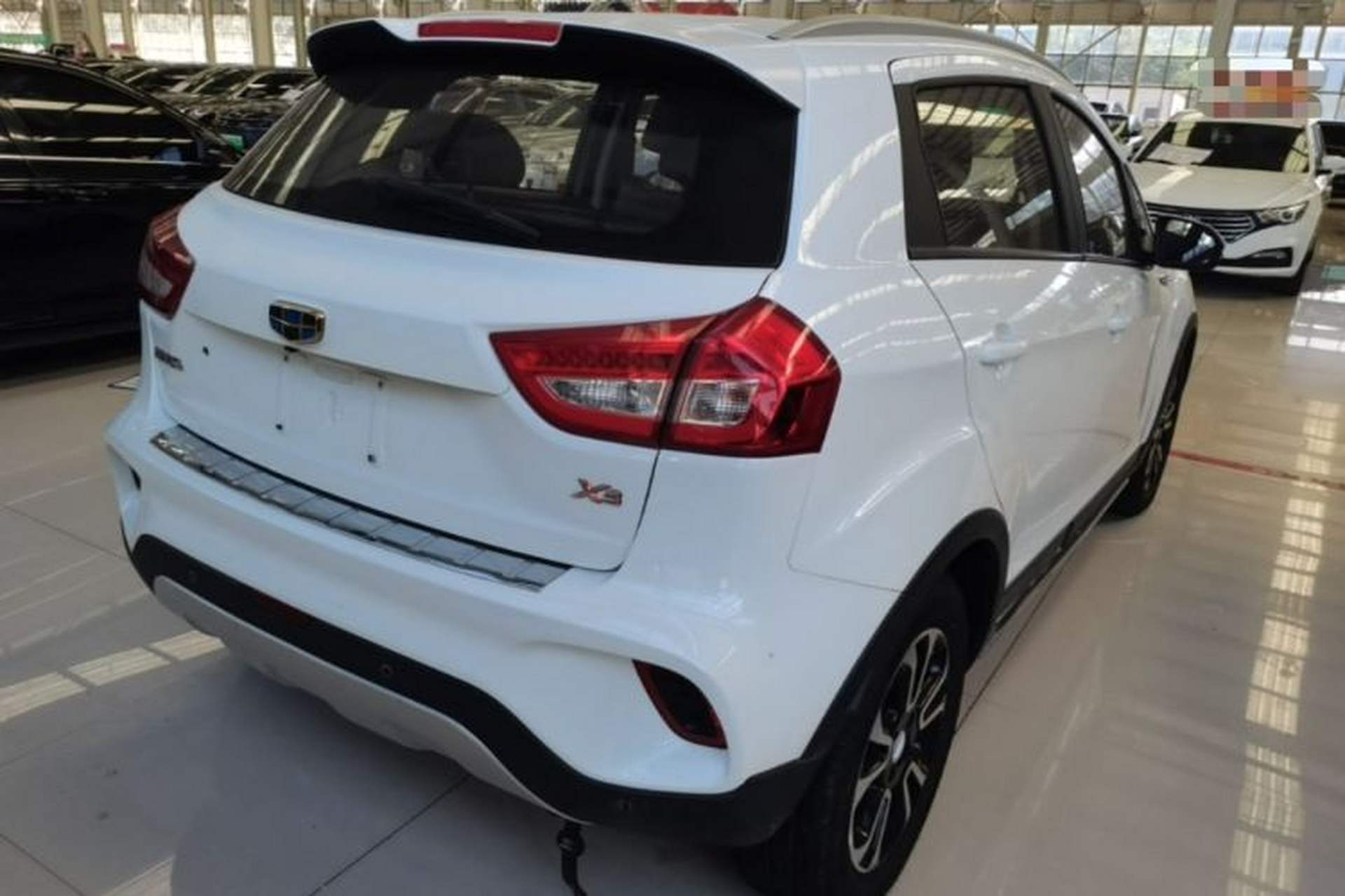 Used Geely Auto Vision X3 2017 1.5L Automatic Elite Model Rear Right 45 Deg