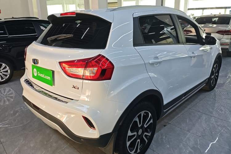 Used Geely Auto Vision X3 2017 1.5L Automatic Luxury Model Rear Right 45 Deg