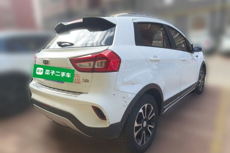 Used Geely Auto Vision X3 2017 1.5L Manual Luxury Model Rear Right 45 Deg