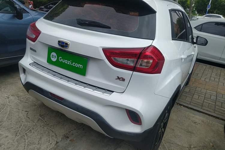 Used Geely Auto Vision X3 2017 1.5L Manual Luxury Model Rear Right 45 Deg