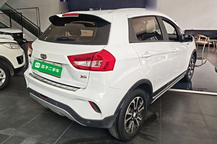 Used Geely Auto Vision X3 2017 1.5L Manual Luxury Model Rear Right 45 Deg