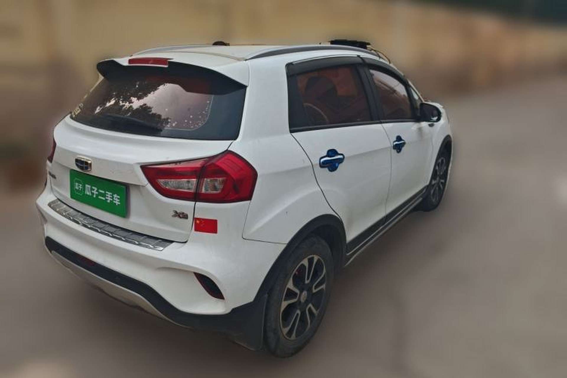 Used Geely Auto Vision X3 2017 1.5L Manual Luxury Model Rear Right 45 Deg
