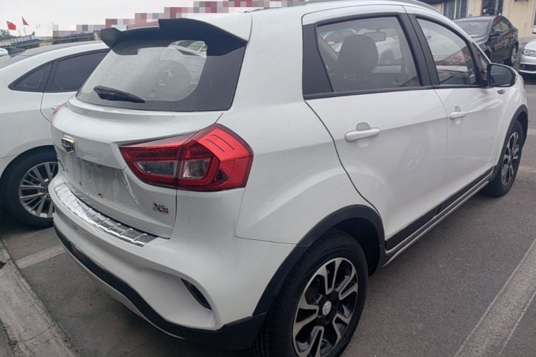 Used Geely Auto Vision X3 2017 1.5L Manual Elite Model Rear Right 45 Deg