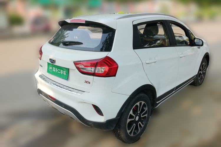 Used Geely Auto Vision X3 2017 1.5L Manual Luxury Model Rear Right 45 Deg