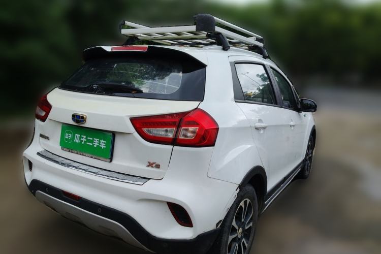 Used Geely Auto Vision X3 2017 1.5L Manual Elite Model Rear Right 45 Deg