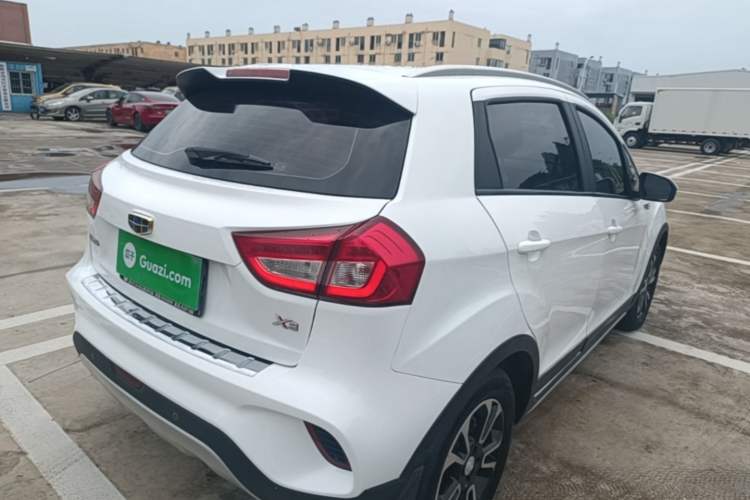 Used Geely Auto Vision X3 2017 1.5L Manual Elite Model Rear Right 45 Deg