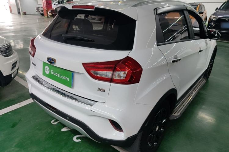 Used Geely Auto Vision X3 2017 1.5L Manual Elite Model Rear Right 45 Deg