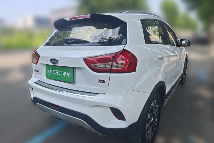 Used Geely Auto Vision X3 2017 1.5L Manual Elite Model Rear Right 45 Deg