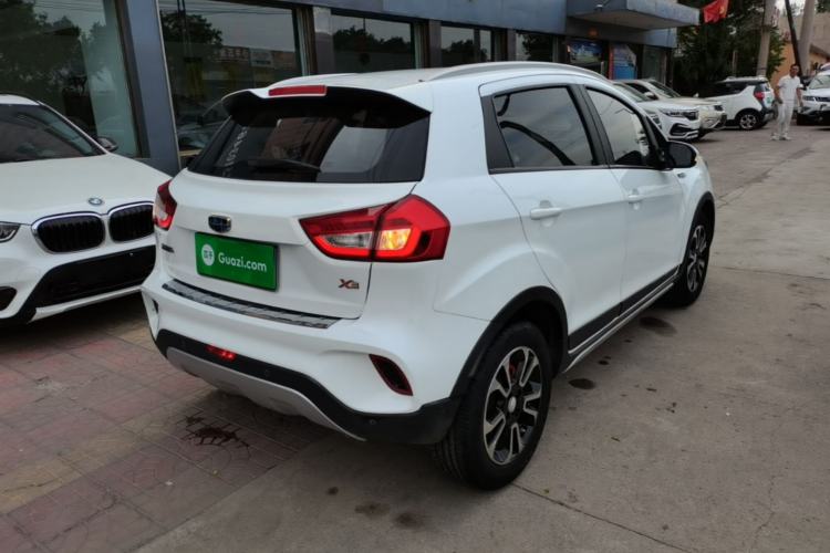 Used Geely Auto Vision X3 2017 1.5L Manual Luxury Model Rear Right 45 Deg
