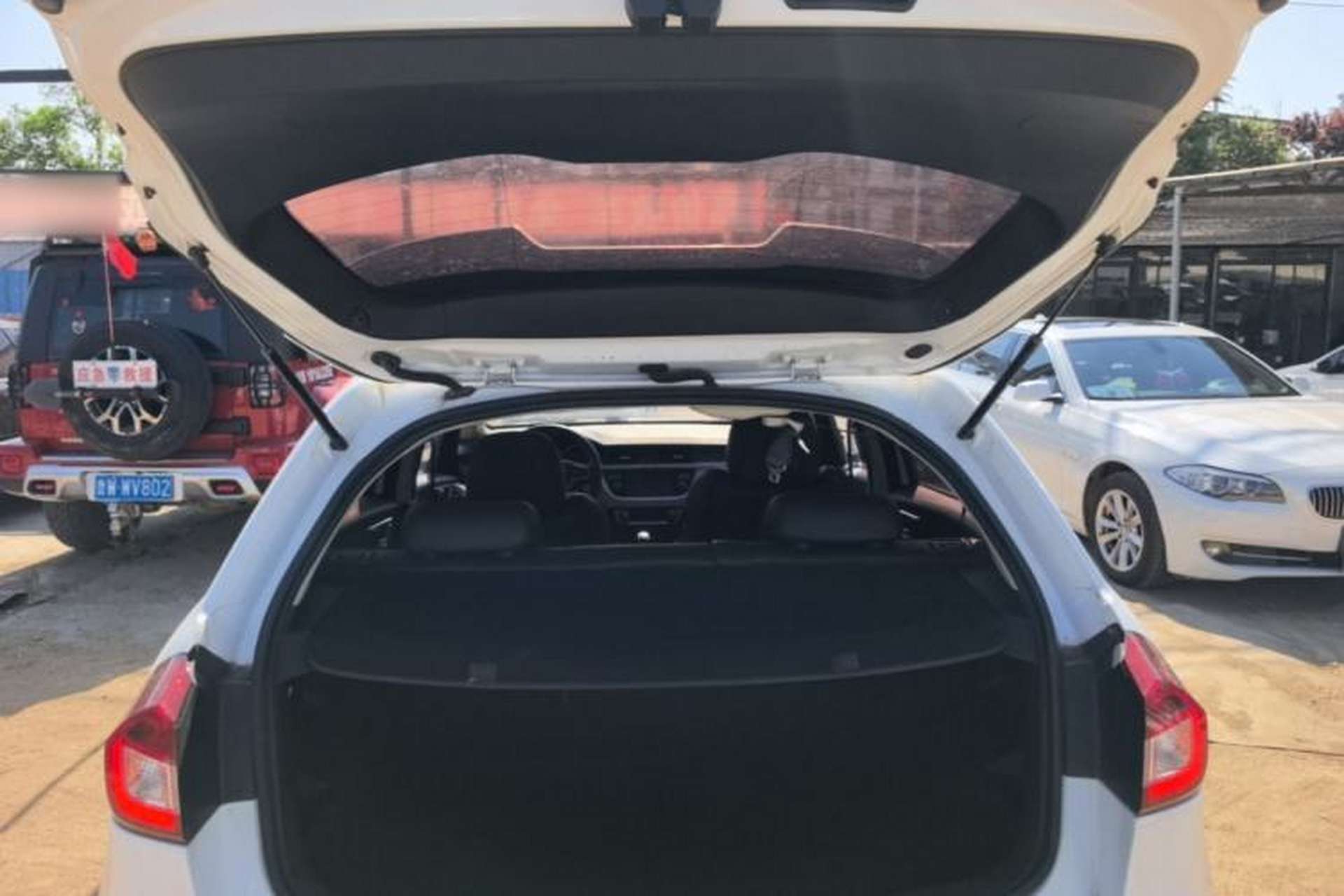 Used Geely Auto Vision X3 2017 1.5L Manual Elite Model Trunk