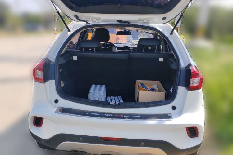 Used Geely Auto Vision X3 2017 1.5L Manual Elite Model Trunk