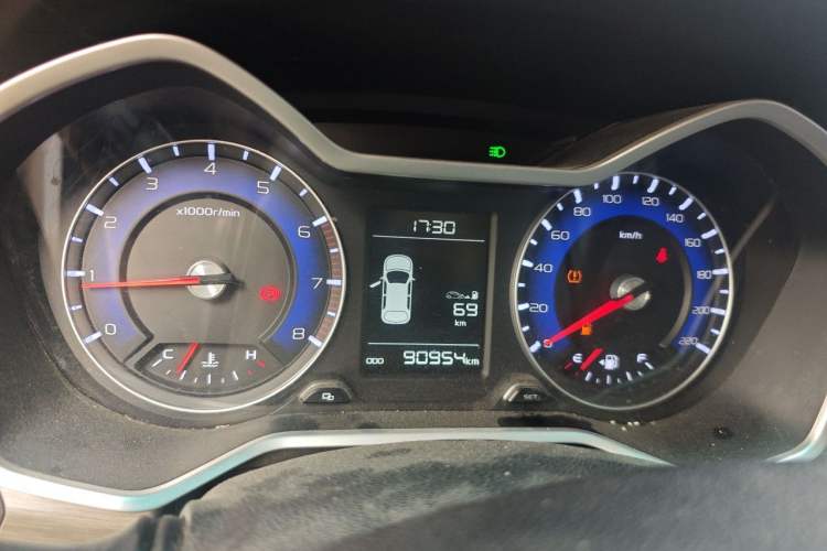 Used Geely Auto Vision X3 2017 1.5L Manual Luxury Model Instrument Cluster