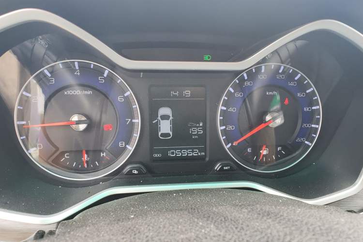 Used Geely Auto Vision X3 2017 1.5L Manual Luxury Model Instrument Cluster