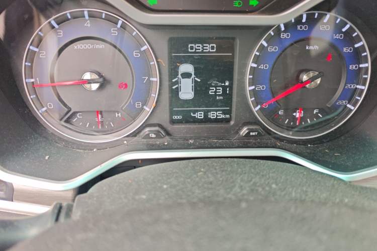 Used Geely Auto Vision X3 2017 1.5L Manual Luxury Model Odometer Close Up