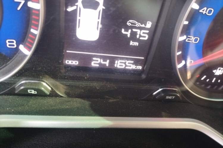Used Geely Auto Vision X3 2017 1.5L Manual Luxury Model Odometer Close Up