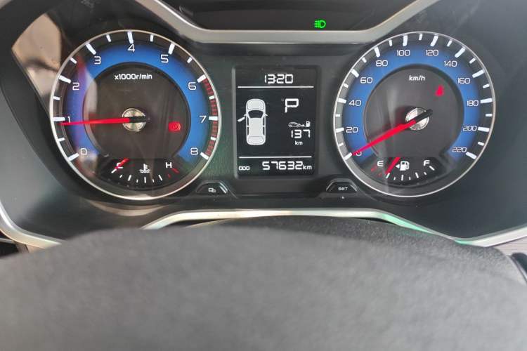 Used Geely Auto Vision X3 2017 1.5L Automatic Luxury Model Odometer Close Up