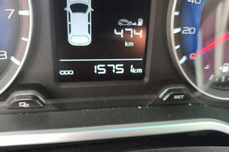 Used Geely Auto Vision X3 2017 1.5L Manual Entry-Level Model Odometer Close Up