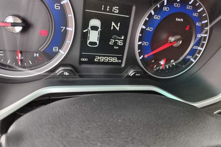 Used Geely Auto Vision X3 2017 1.5L Automatic Luxury Model Odometer Close Up