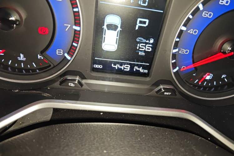 Used Geely Auto Vision X3 2017 1.5L Automatic Luxury Model Odometer Close Up