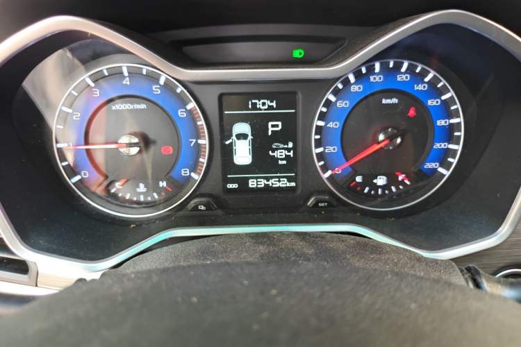 Used Geely Auto Vision X3 2017 1.5L Automatic Luxury Model Odometer Close Up