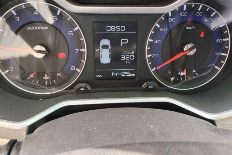 Used Geely Auto Vision X3 2017 1.5L Automatic Elite Model Odometer Close Up