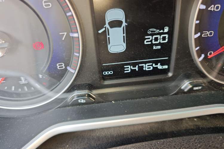 Used Geely Auto Vision X3 2017 1.5L Manual Luxury Model Odometer Close Up