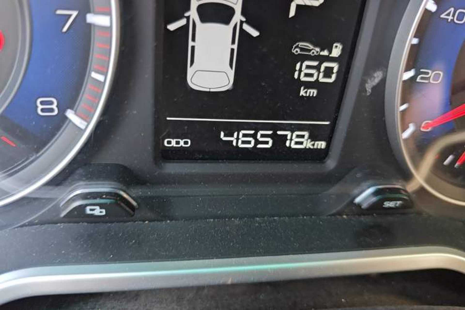 Used Geely Auto Vision X3 2017 1.5L Automatic Luxury Model Odometer Close Up