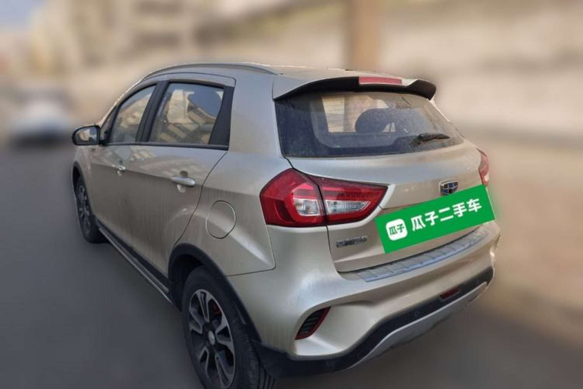 Used Geely Auto Vision X3 2017 1.5L Manual Luxury Model Rear Left 45 Deg