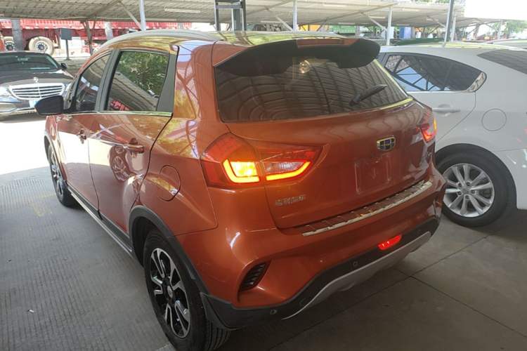 Used Geely Auto Vision X3 2017 1.5L Automatic Luxury Model Rear Left 45 Deg