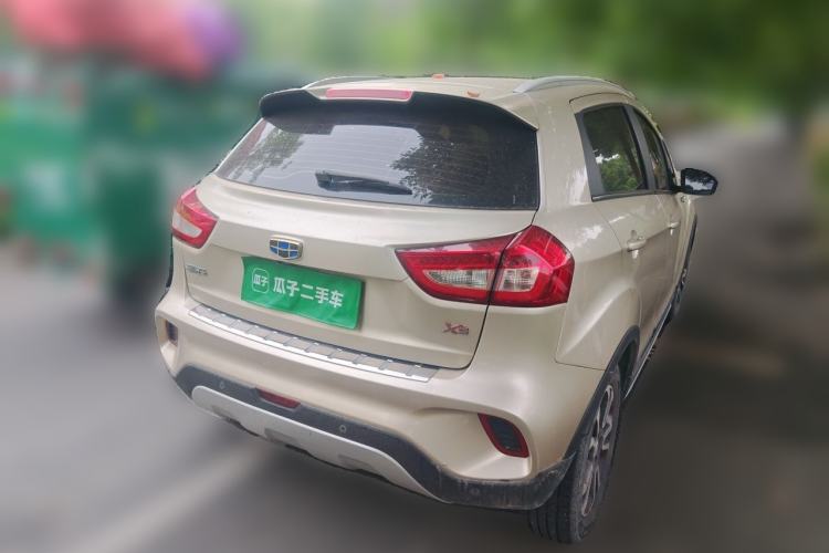 Used Geely Auto Vision X3 2017 1.5L Manual Luxury Model Rear Right 45 Deg