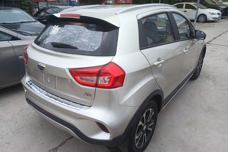 Used Geely Auto Vision X3 2017 1.5L Manual Elite Model Rear Right 45 Deg