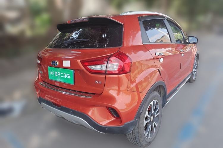 Used Geely Auto Vision X3 2017 1.5L Automatic Luxury Model Rear Right 45 Deg